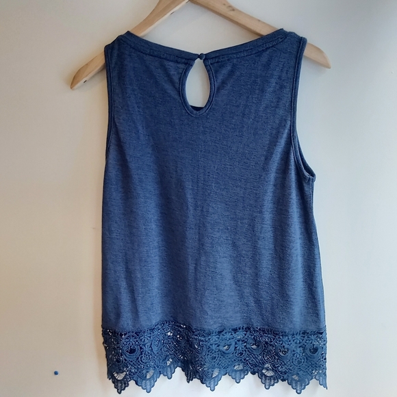 4/$25 Only blue  marine tank top - Picture 5 of 6